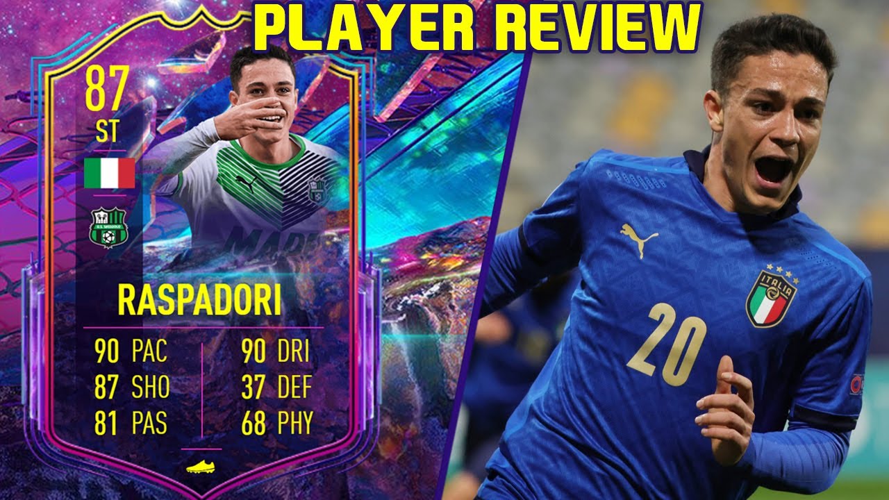HE IS BROKEN! 🔥 87 FUTURE STARS RASPADORI PLAYER REVIEW! FIFA 22 ULTIMATE TEAM