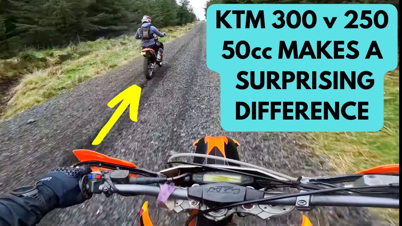 KTM 250 EXC vs 300 EXC | 3 RACES AND THE REAL DIFFERENCE