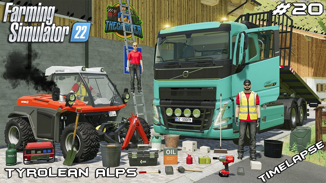 TESTING NEW DEMO TRACTOR - REFORM METRAC H75 | Tyrolean Alps | Farming Simulator 22 | Episode 20
