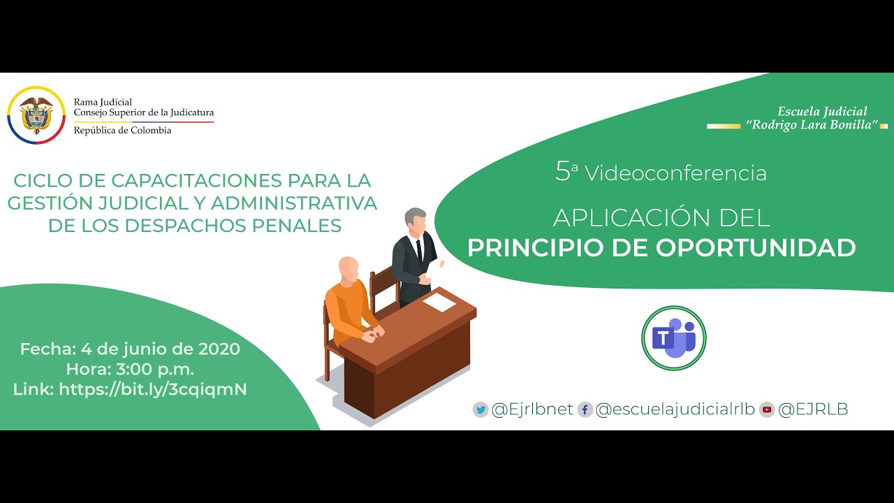 APLICACIÓN DEL PRINCIPIO DE OPORTUNIDAD