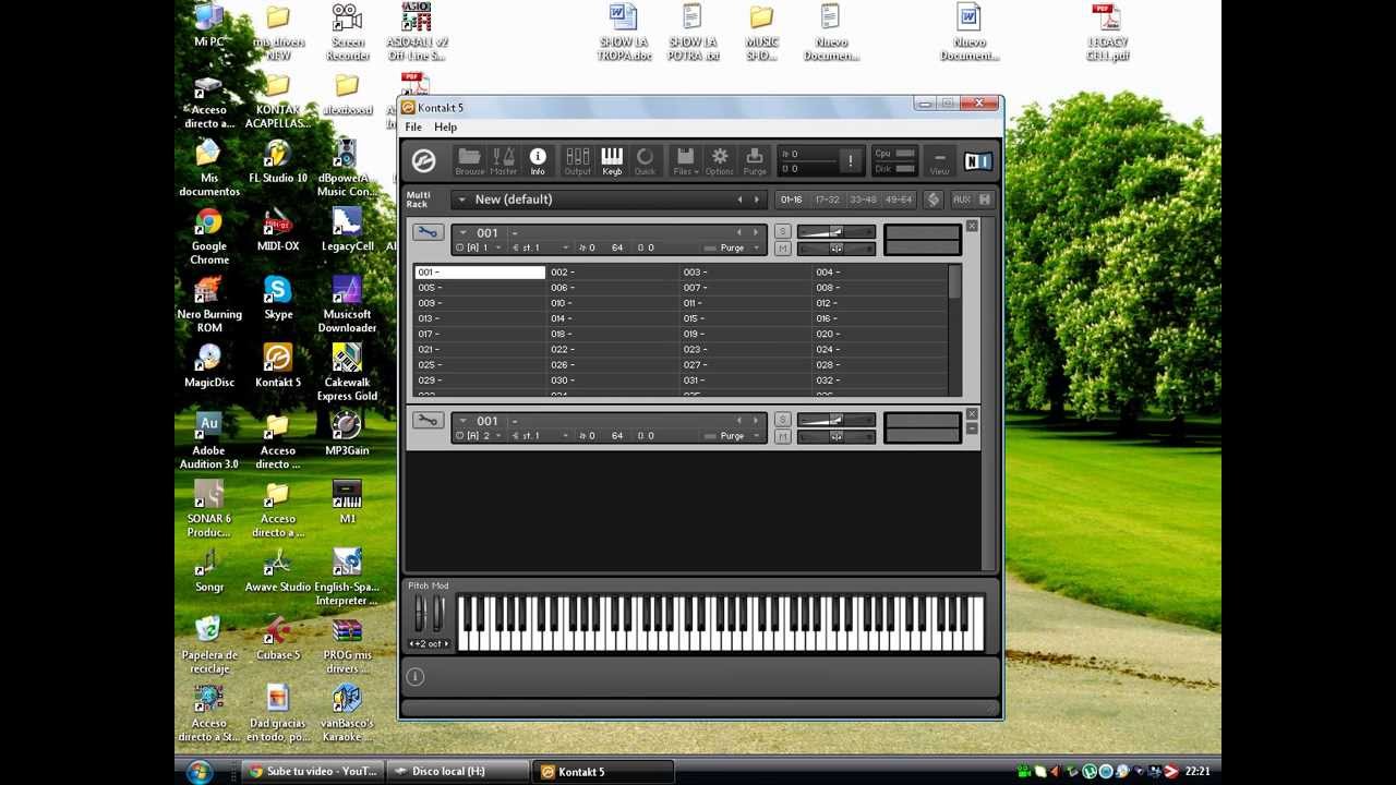 KONTAK HACER UN BANCO DE INSTRUMENTOS