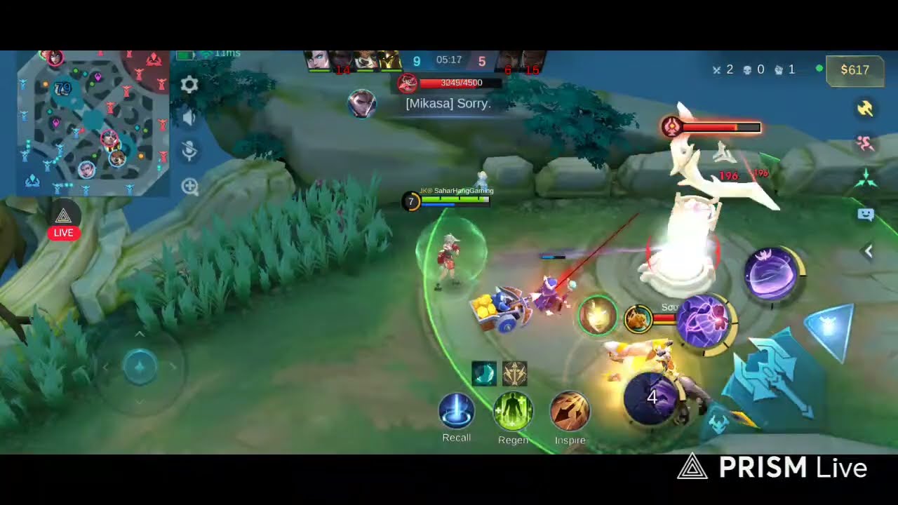 Игровой процесс в режиме Solo Rank в MLBB до ранга Mythical Immortal 🔥