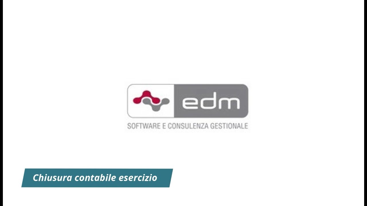 Chiusura contabile di esercizio