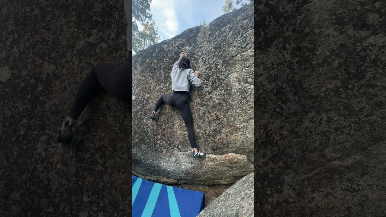 Rusty Knife V5 - Pie Shop - Lake Tahoe Bouldering