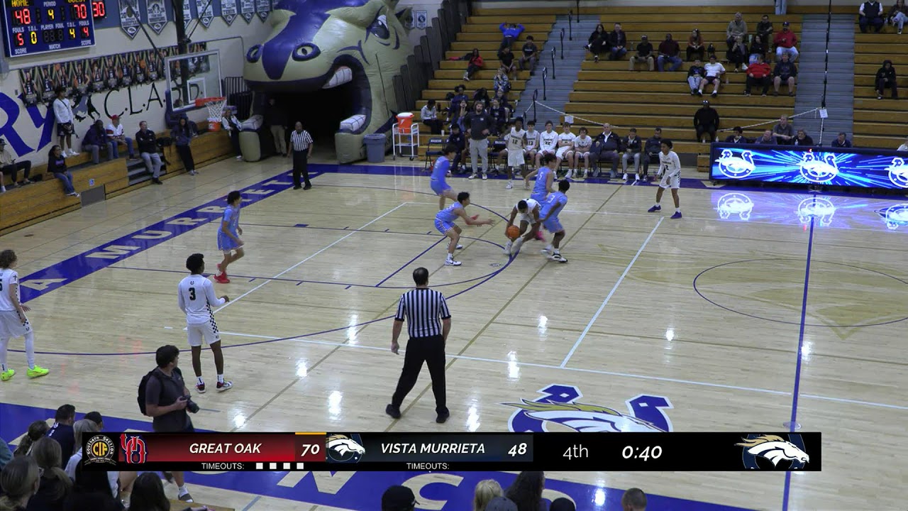 Great Oak vs. Vista Murrieta - CIF-SS Men's Basketball (2025)