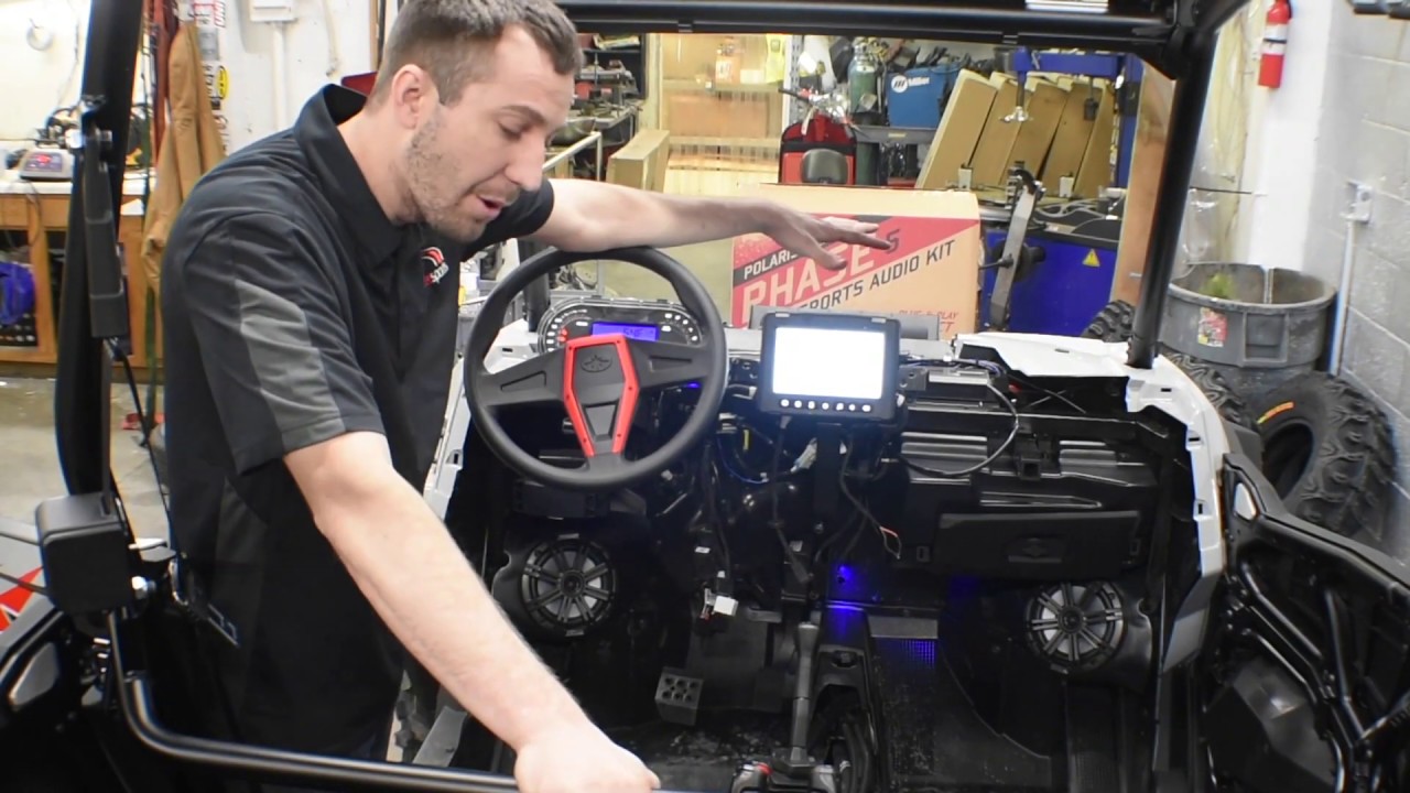 RZR 4 Turbo Dynamix Gets A SSV 5 Speaker Kit WITH A SUB! Yes it's Loud!