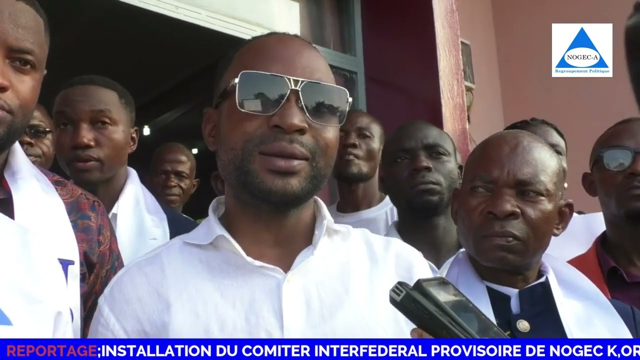 Le Parti NOGEC désormais représenté au Kasaï-Oriental