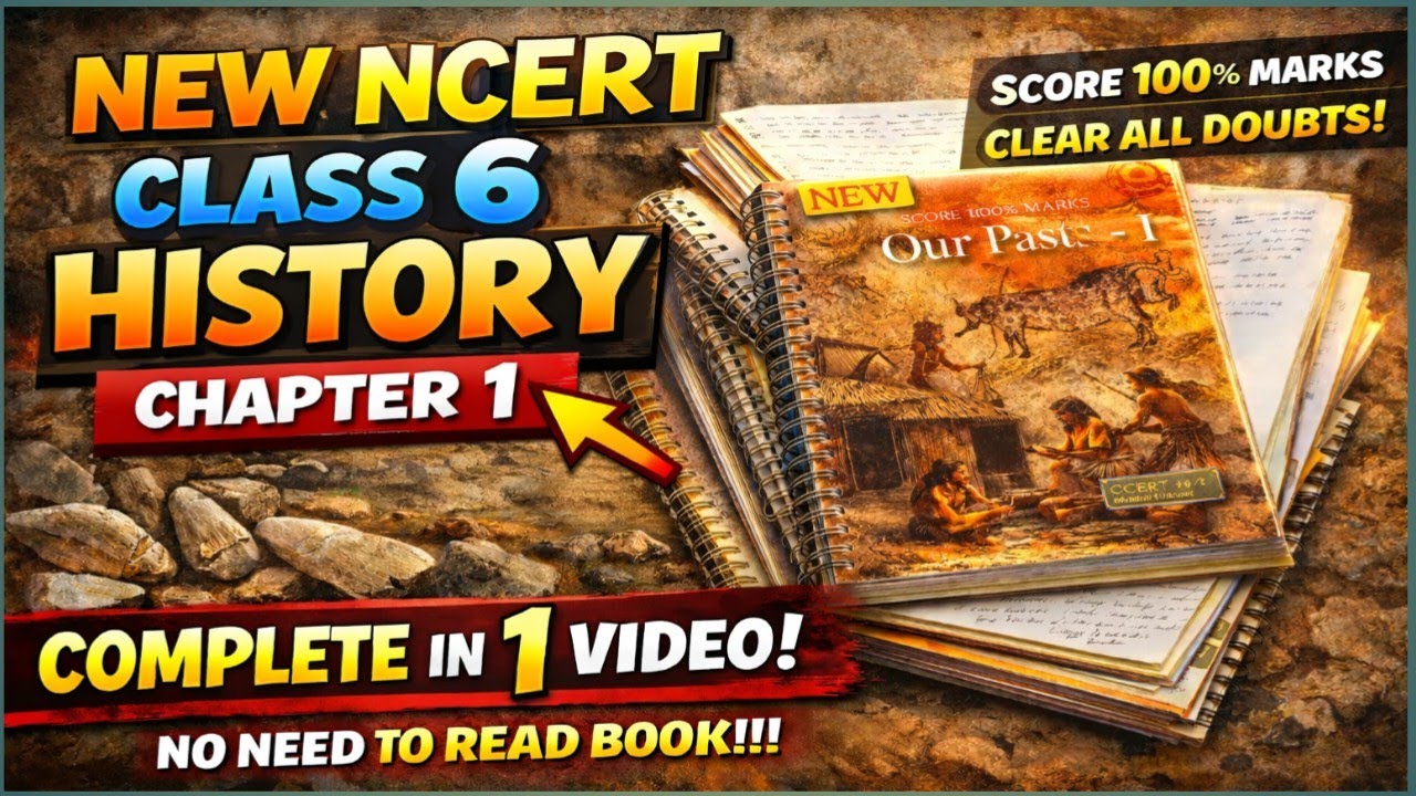 NCERT Class 6 History Chapter 1 🔥 Complete in 1 Video | Full NCERT Explanation