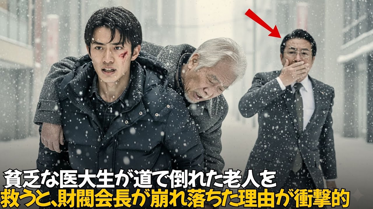 貧乏医大生が道で倒れた老人を救うと、財閥会長が崩れ落ちて号泣した理由が衝撃的です！｜人生の教訓｜オーディオブック｜実話朗読