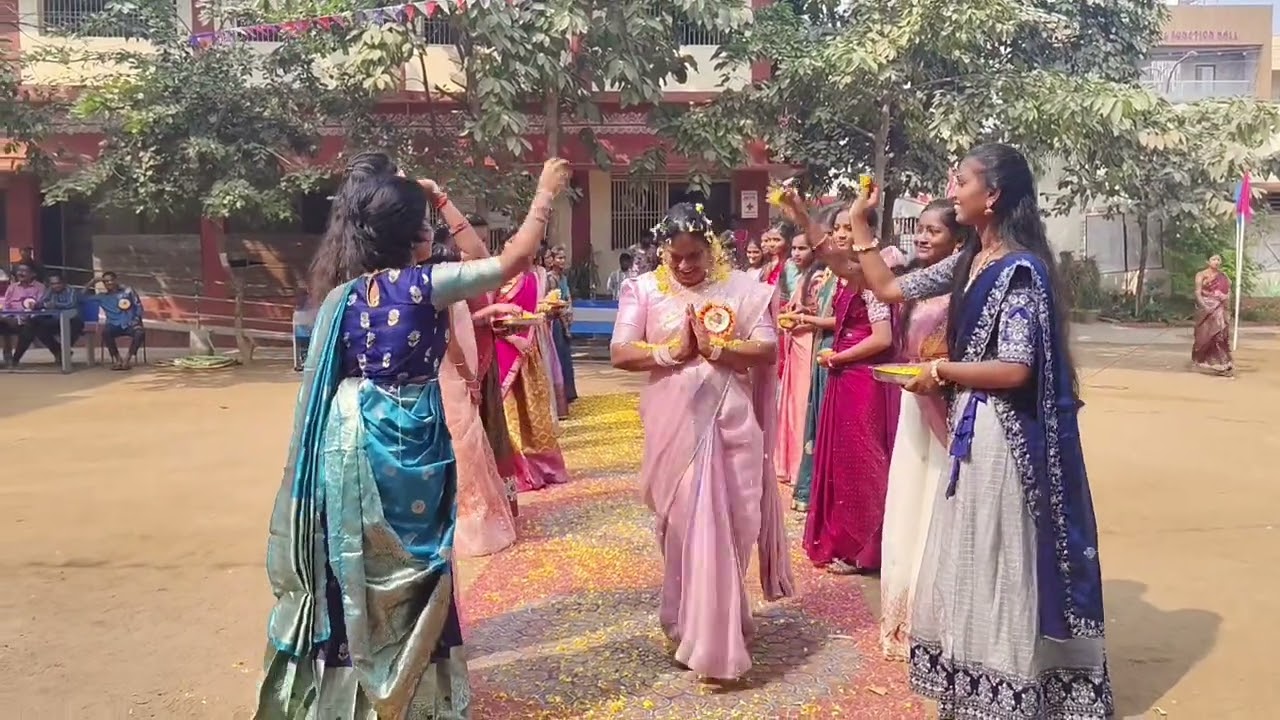 Welcoming video on farewell day 