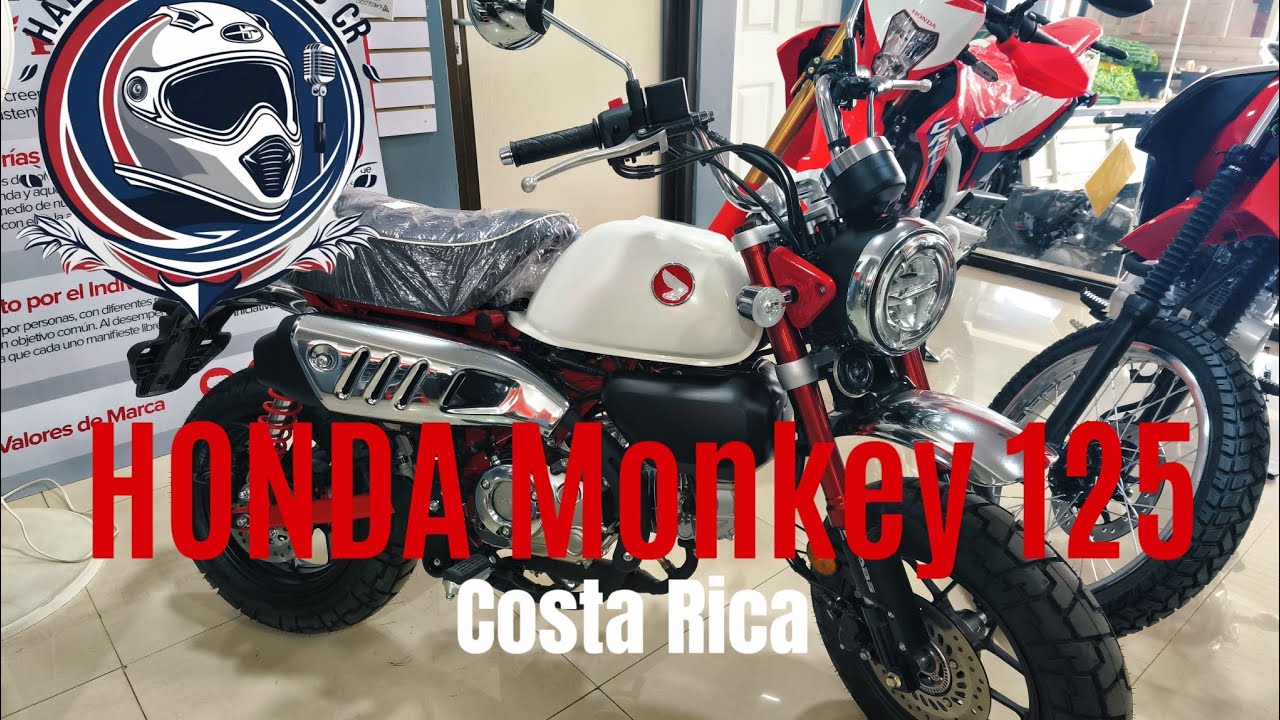 Honda Monkey 125 Ficha técnica, Costa Rica