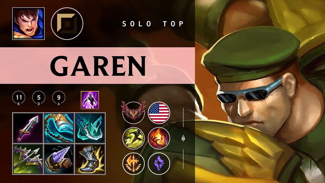 Garen Top vs Nasus - NA Grandmaster Patch 26.06