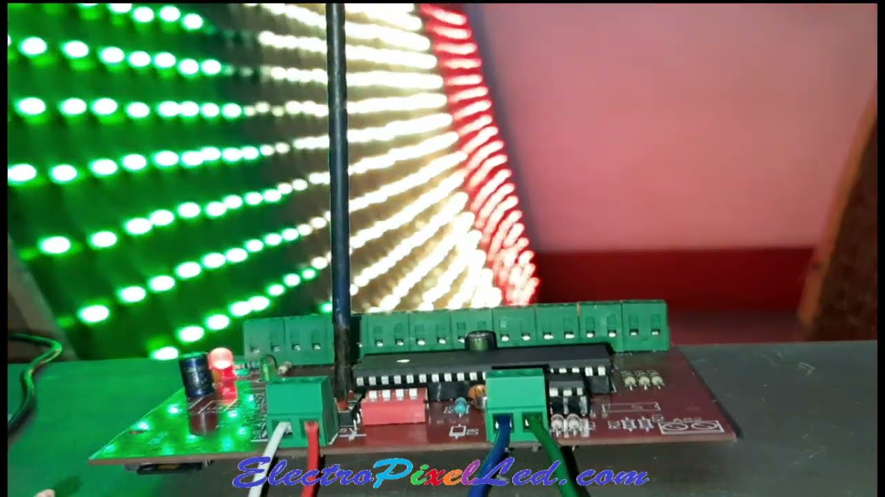 20 Port Universal Pixel LED Controller with SD Card (Jinx / LedEdit) #shorts #pixelled #ledlighting