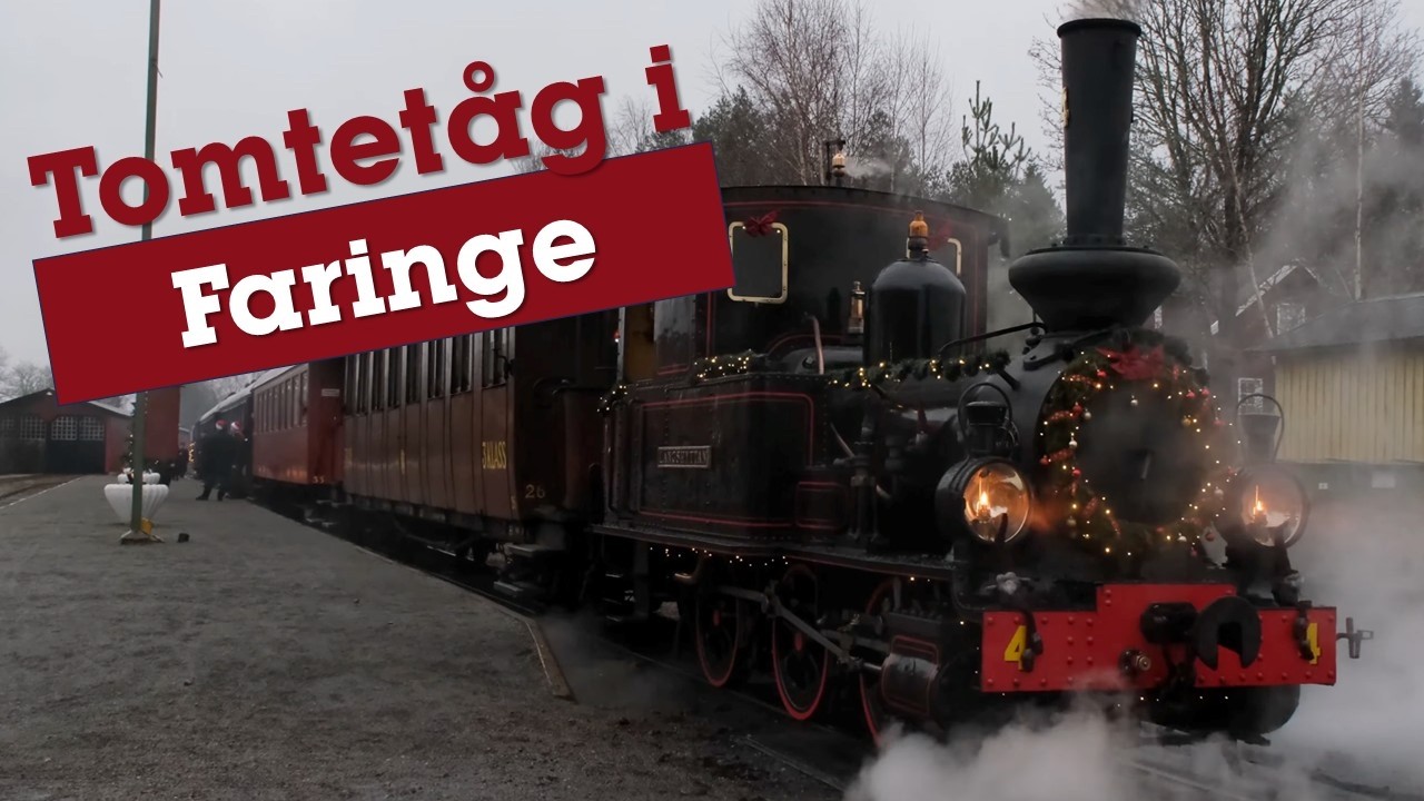 Museijärnvägar i Sverige del 19 - Tomtetåg i Faringe