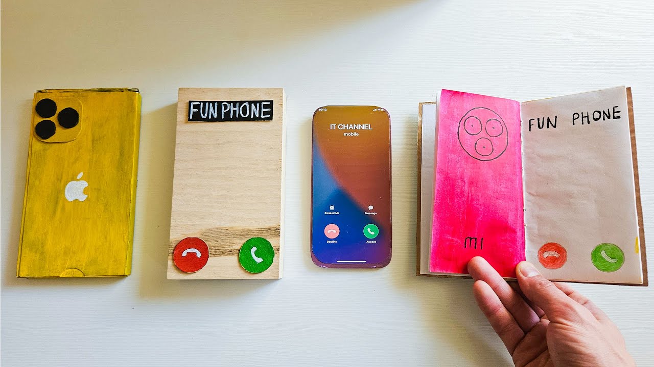 Wooden iPhone 16 vs BOOK Xiaomi 15 incoming call