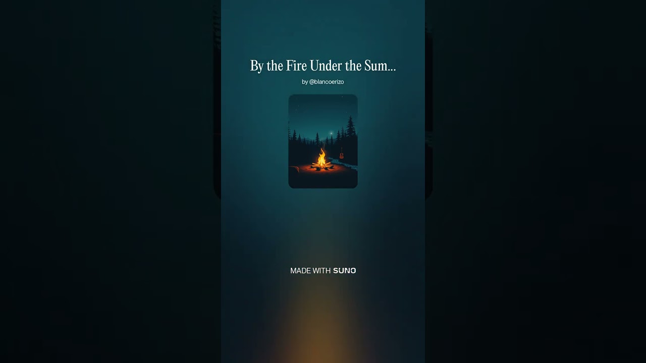 By the Fire Under the Summer Sky – Cozy Ambient Music