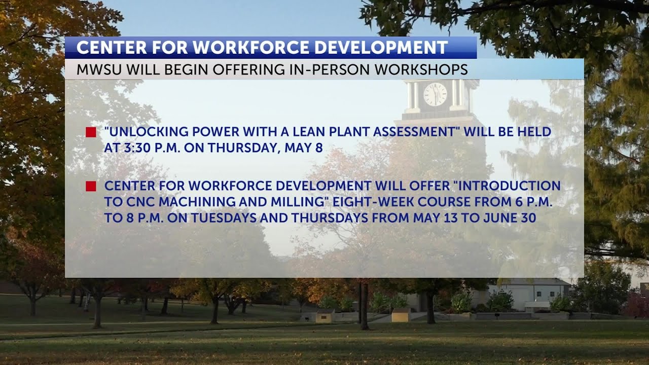 MWSU Center for Workforce Development offers in-person options