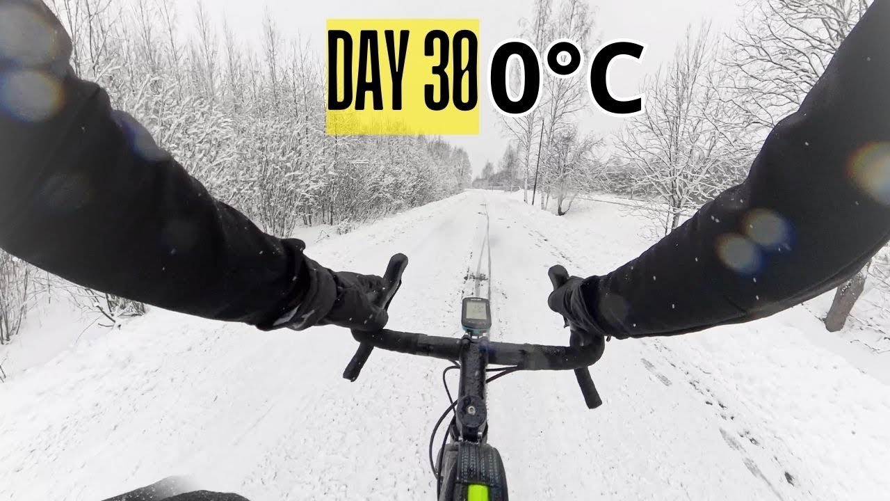 CHILLRIDE 60KM - O°C  | DAY 30 thử thách đạp xe 1000km