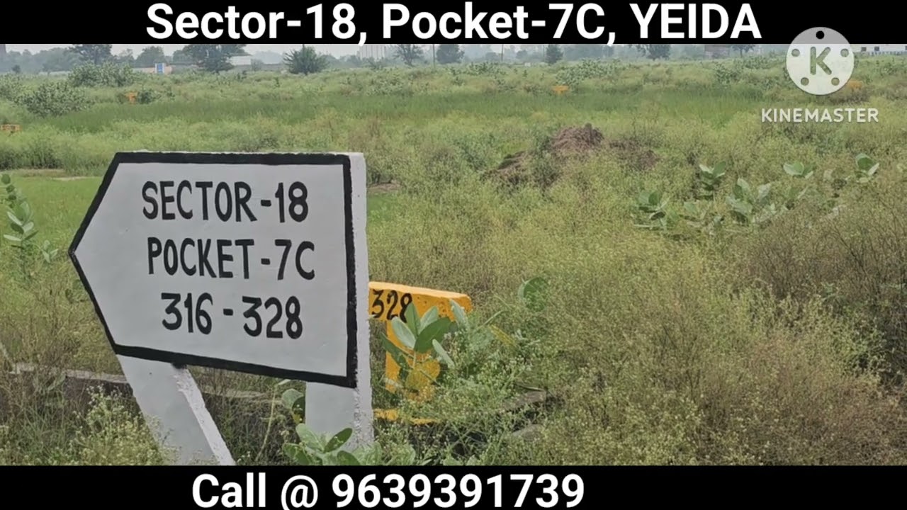Yamuna Authority Plots development & Price Update video. Pocket-7C, Sec-18, Yeida.