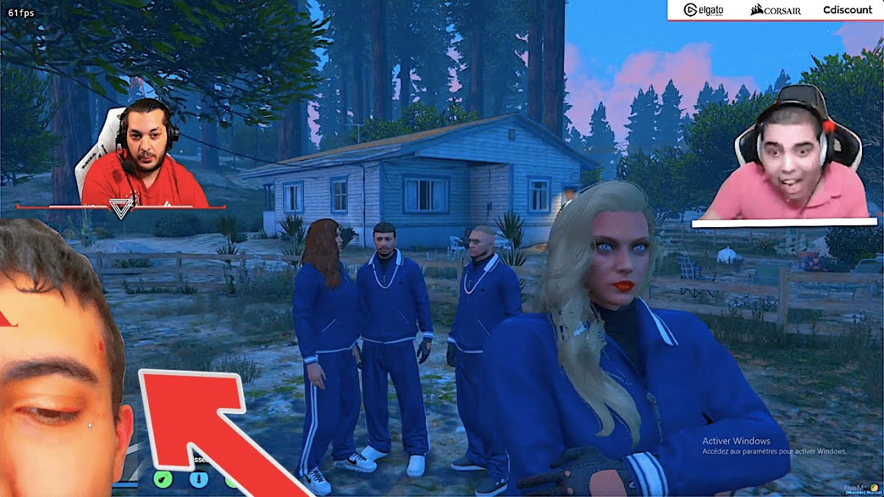 JLTomy & MinosTV ACTIVE LE CROSSHAIR ?? JLBichou SE FAIT FRAPPER IRL ❤️ Best Of / GTA RP FlashLand