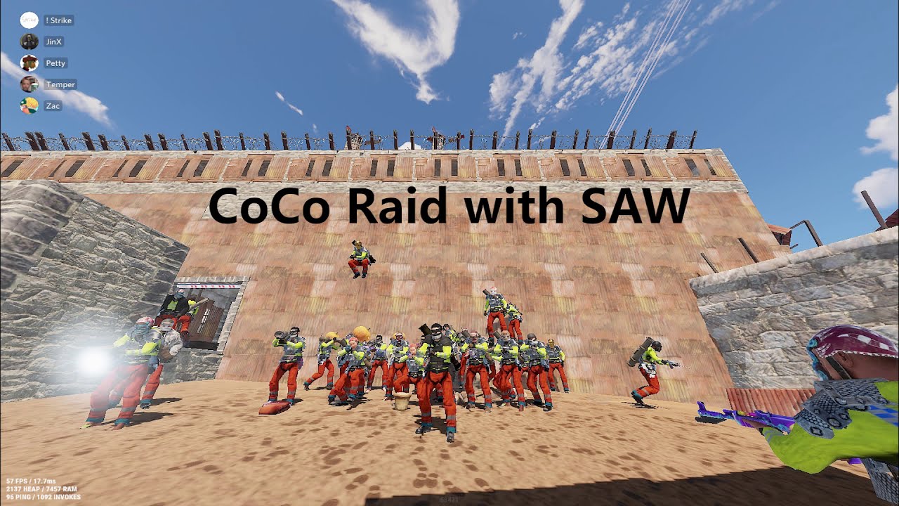 Rust l Merge Raiding Coco with Saw 40+ l SEA Vital Main