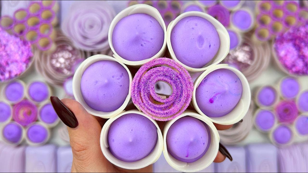 ASMR SOAP★Compilation set★Crushing soap★Cutting soap cubes★FOAM&GLITTER&STARCH★