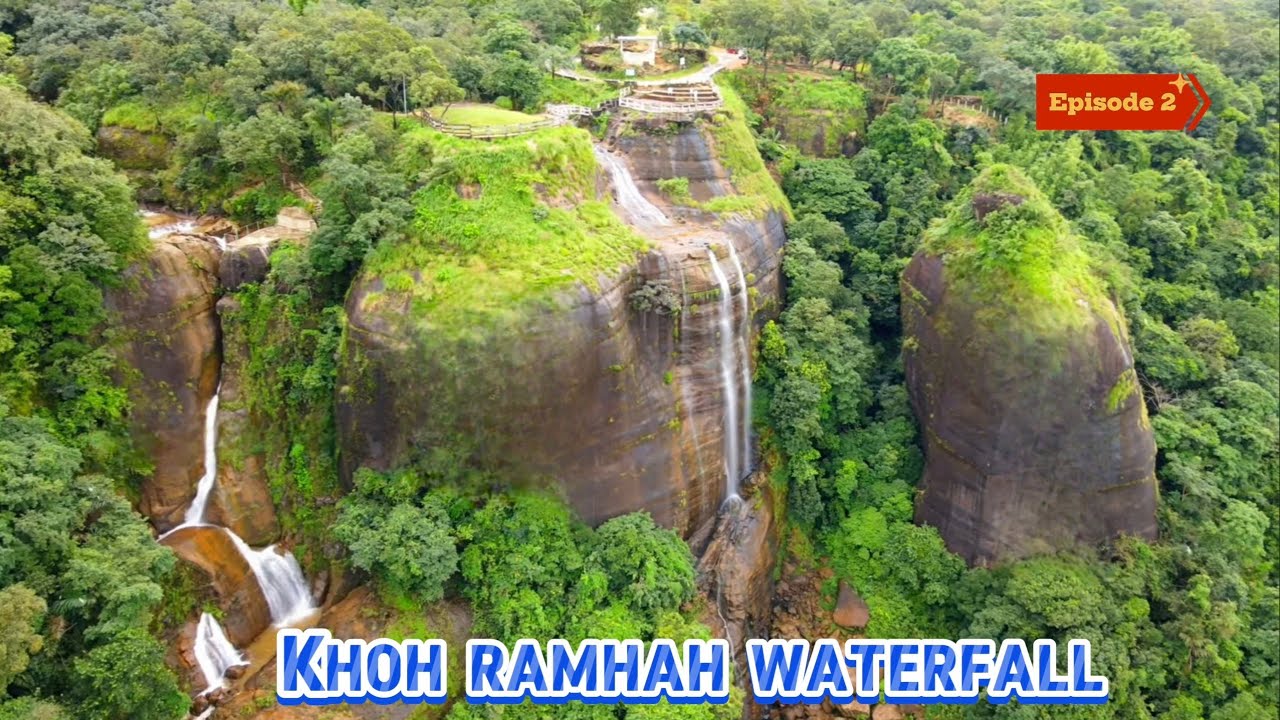 Giant Conical Rock, Khoh Ramhah Waterfall | Khasi Hills (E), Cherrapunji (Sohra) | Meghalaya | India