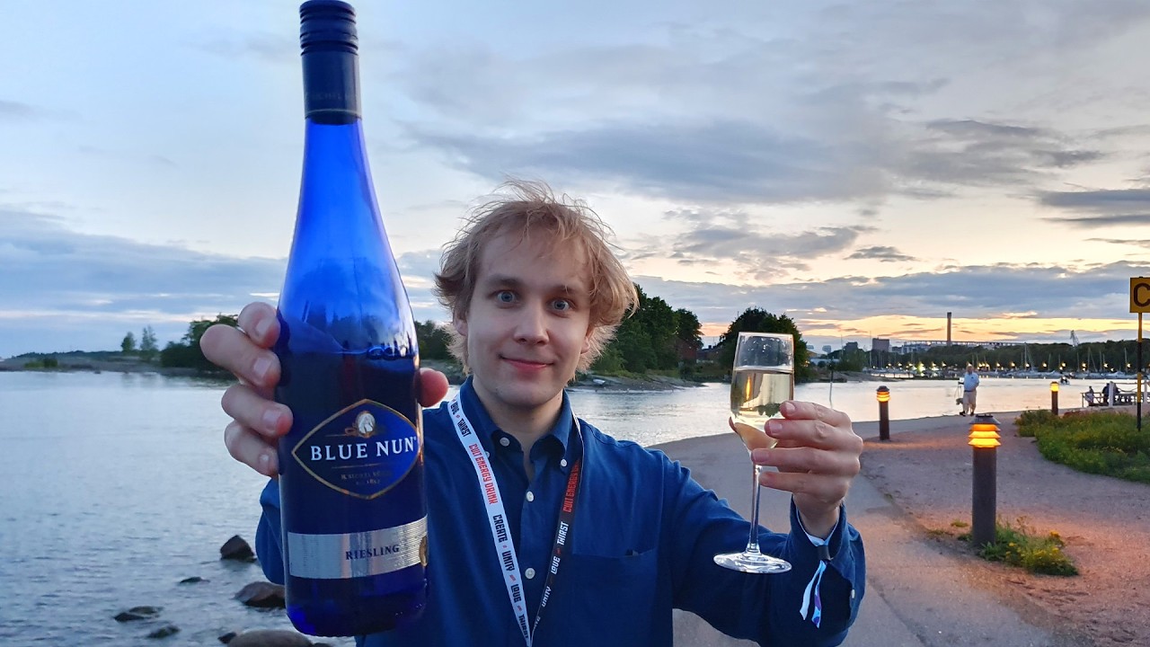 Blue Nun Riesling 8% Wine Review (Wine Taste Test)