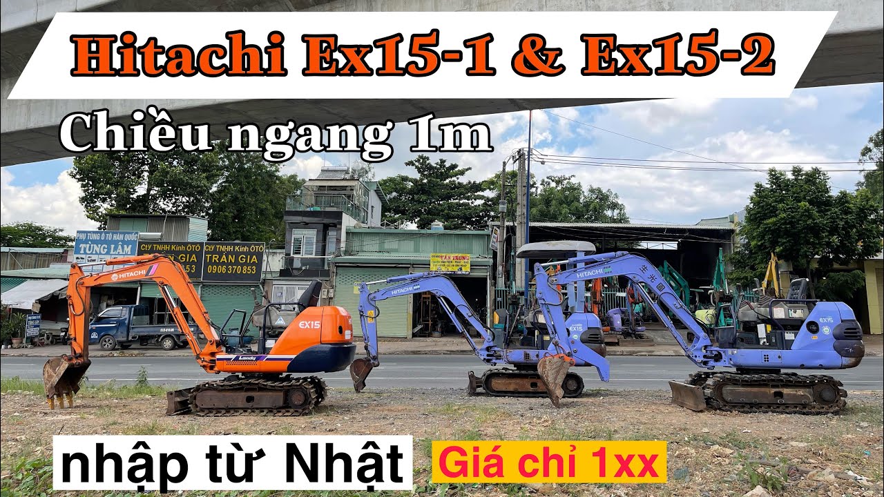 Представляем HITACHI EX15 — самый эффективный мини-экскаватор в своем сегменте. Цена 1xx