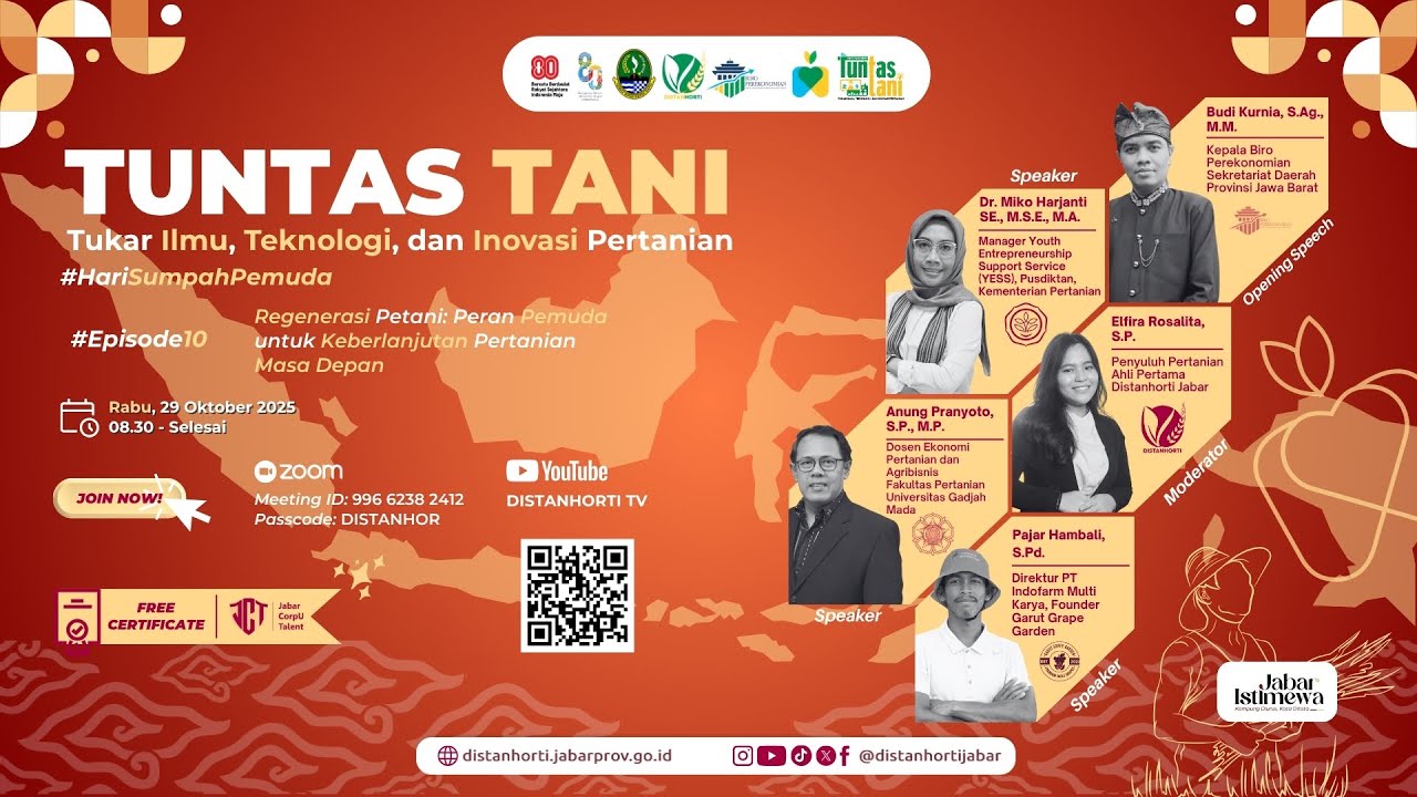 TUNTAS TANI #EPISODE10 Regenerasi Petani: Peran Pemuda untuk Keberlanjutan Pertanian Masa Depan