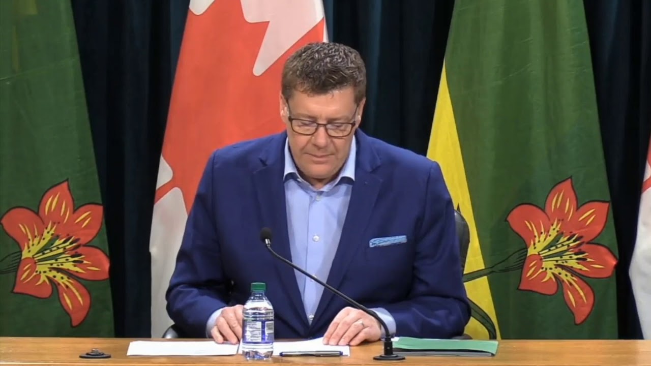Sask. Premier Scott Moe slams Trump administration over asking 3M to stop selling masks to Canada