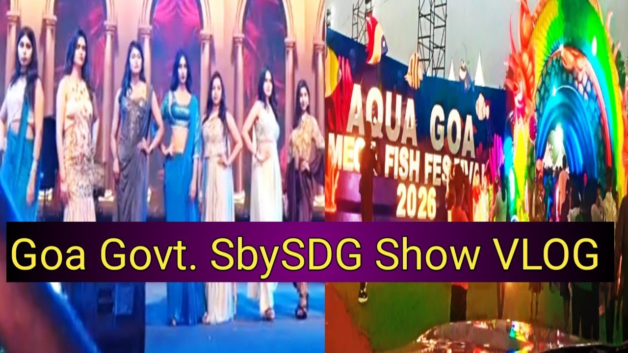 Aqua Goa Mega Fish Festival CM Of Goa Event Mein Ye Bhi Aaye 💖 #vlog #vlogger #shivendrasinghrajput