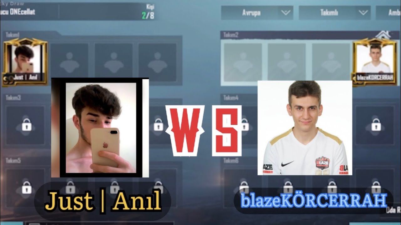 blazeK&Ouml;RCERRAH WS Just | Anıl 2 BŞN KRALI efsane kapışma / Pubg mobile