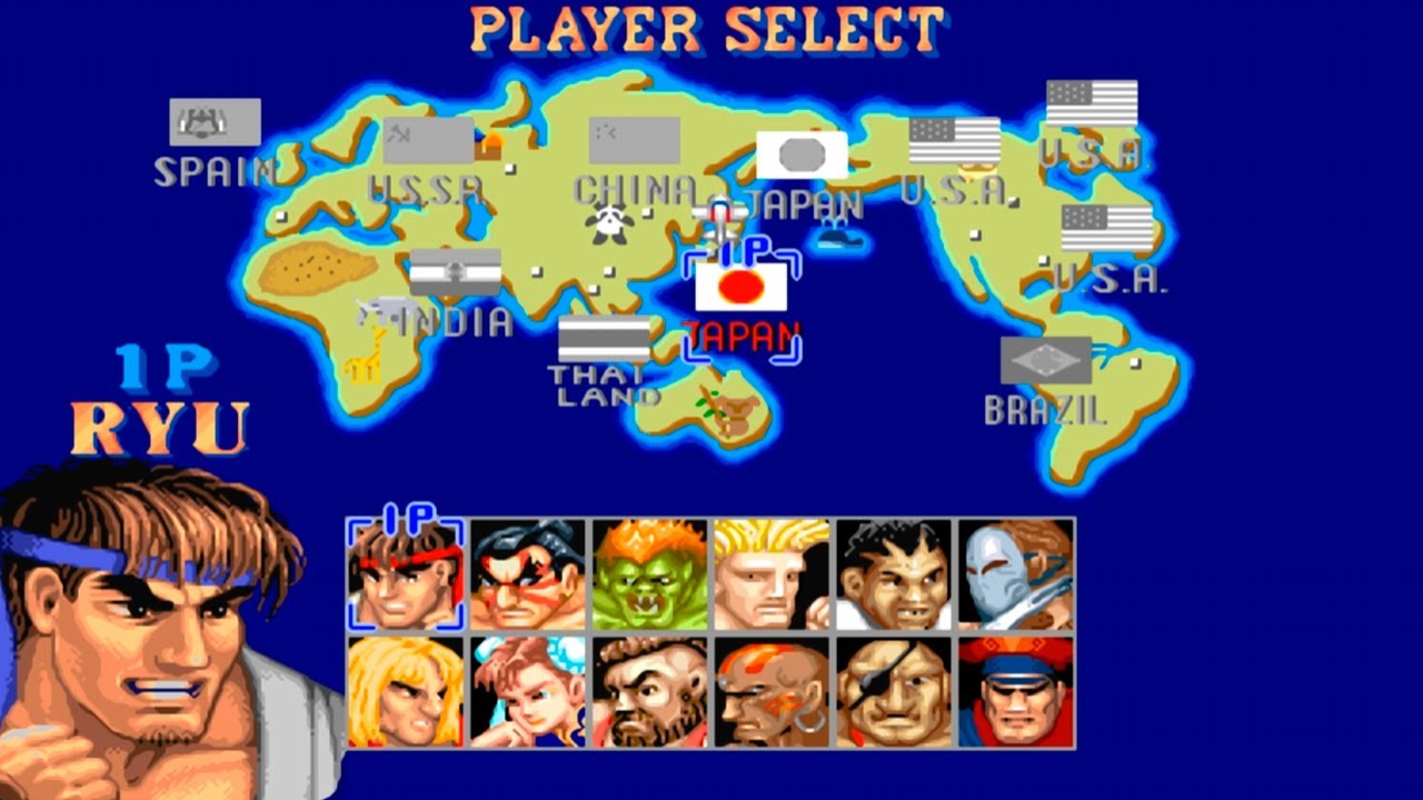 Прохождение игры RYU: Street Fighter 2 Champion Edition (самый сложный уровень) - 4K 60 FPS