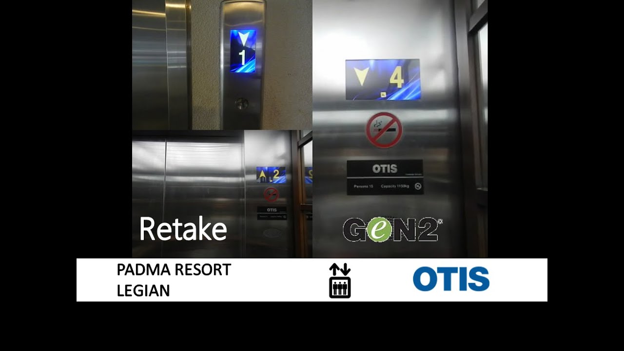 [R] 3 OTIS Gen2 Elevators at Padma Resort Legian, Bali