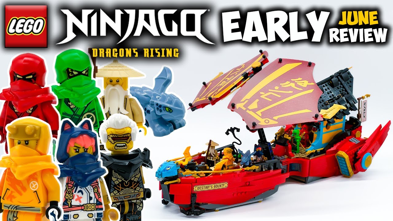 Destiny's Bounty: Race Against Time EARLY Review! LEGO Ninjago Dragons Rising Set 71797