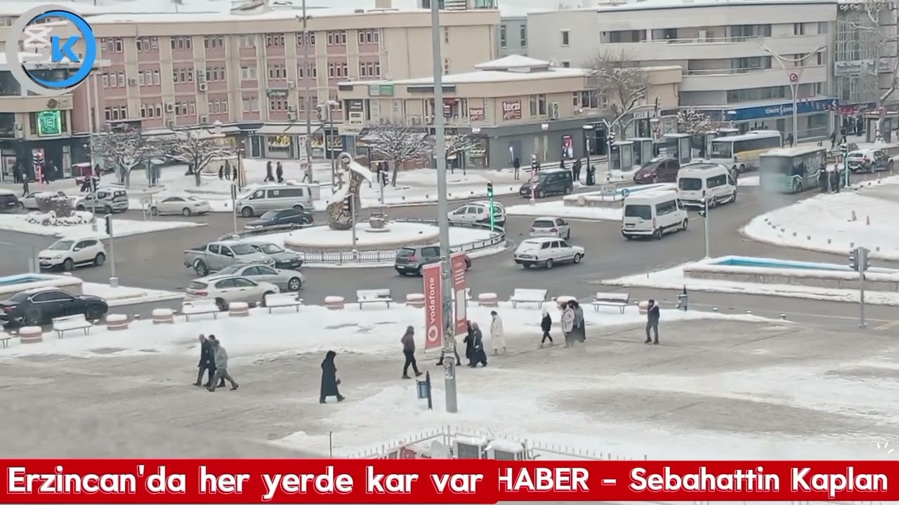 Erzincan genelinde kar yağışı ve buzlanma, hayatı olumsuz etkilemeye devam ediyor.