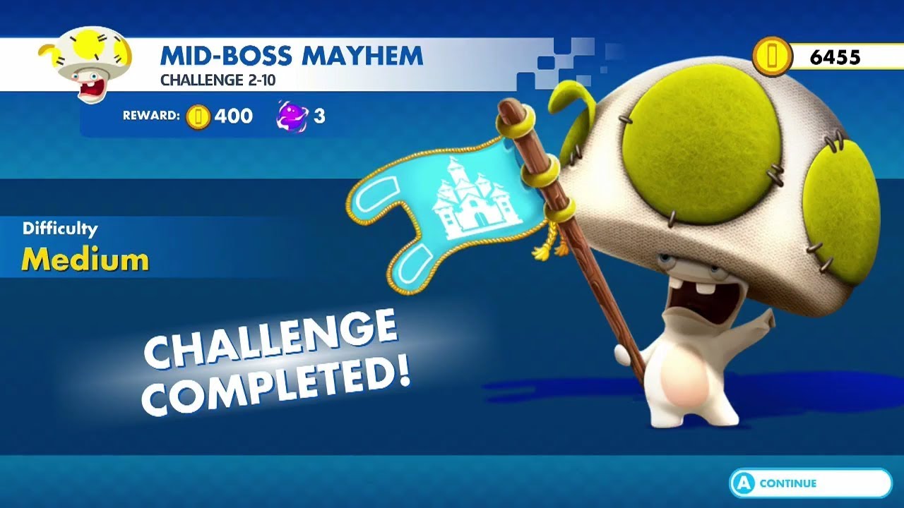 Mario + Rabbids Kingdom Battle | Challenge 2-10 Mid-Boss Mayhem
