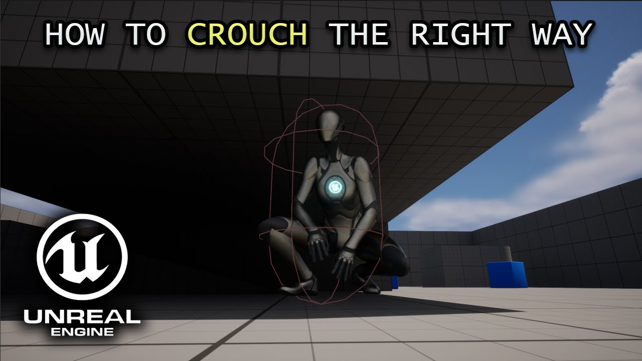 How to CROUCH the RIGHT way in Unreal Engine 5