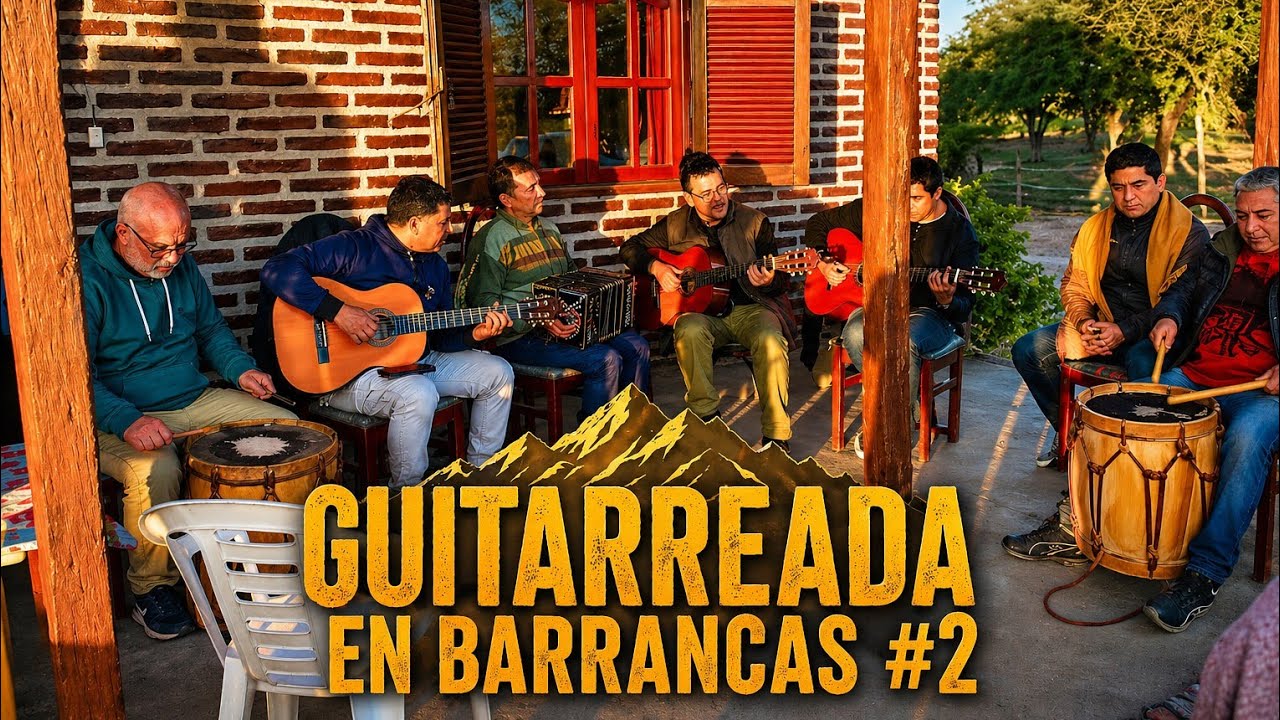 GUITARREADA EN BARRANCAS #1 |Jorge Bravo |Duo Carabajal Cáceres y Seby Basualdo| Santiago Del Estero