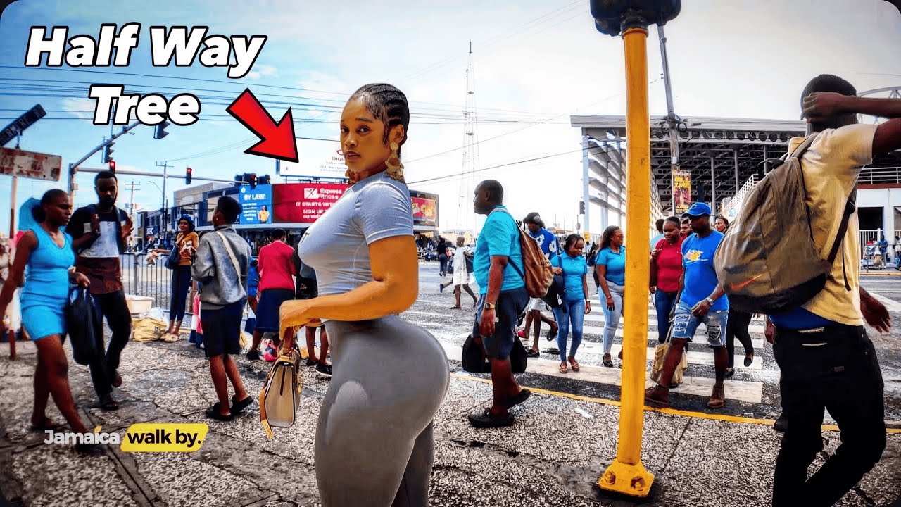 ✓ Today 90% Women And 10% Men In Jamaica - Half Way Tree Peak Hours 🇯🇲