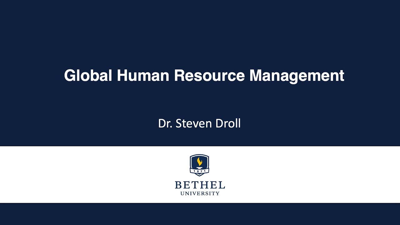 Global Human Resource Management
