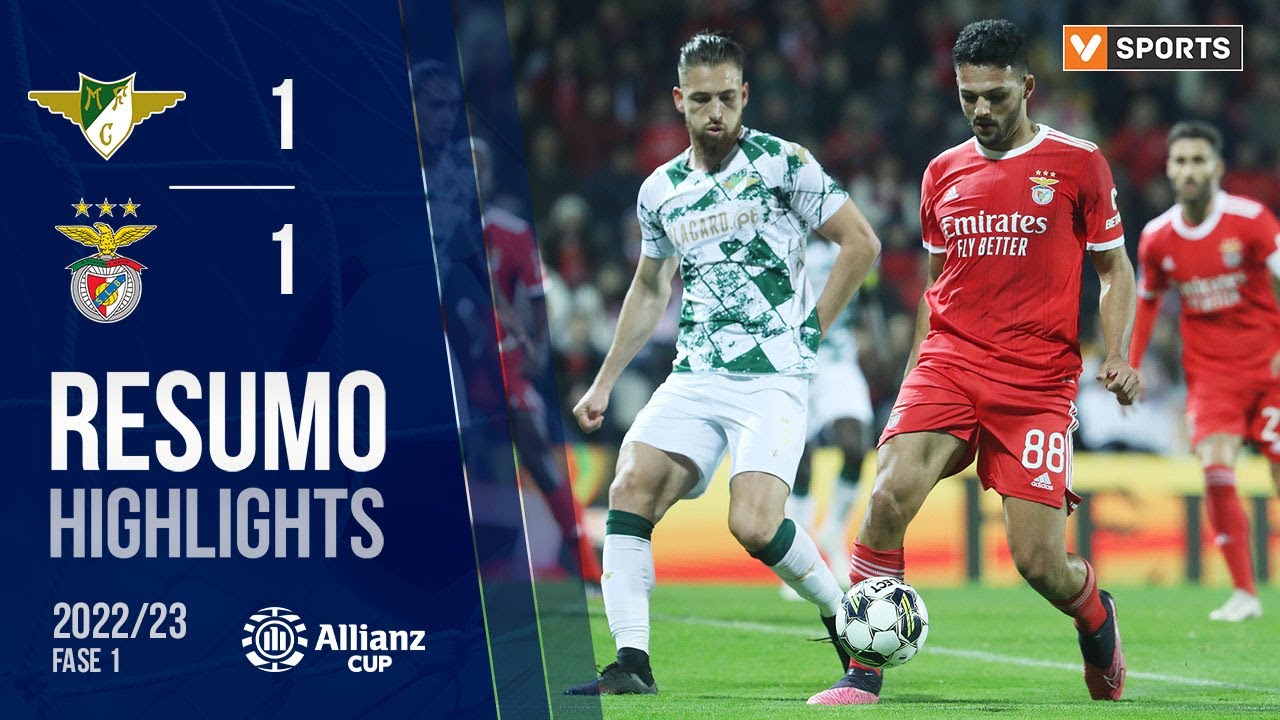 Highlights | Resumo: Moreirense 1-1 Benfica (Taça da Liga 22/23 - Fase 1 - Jornada 3)