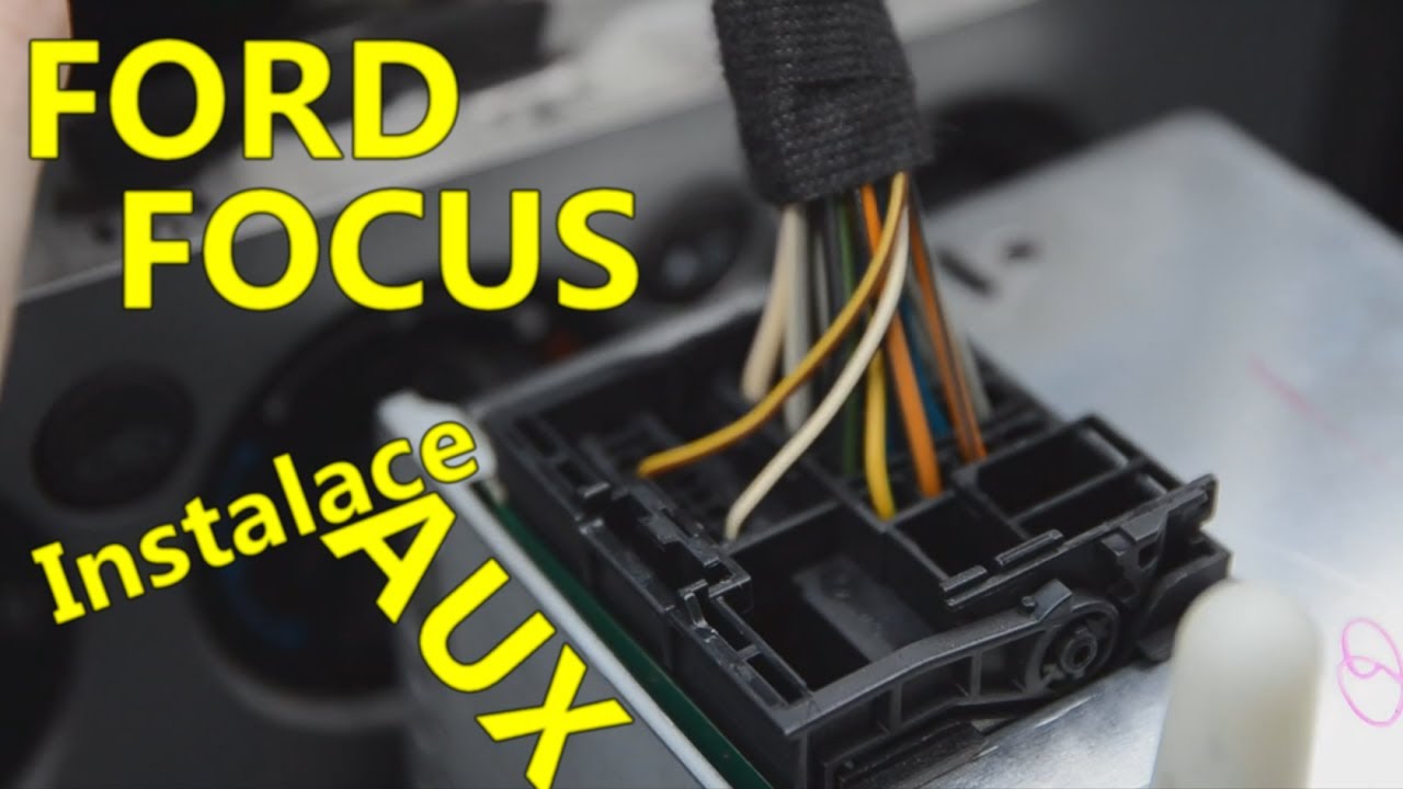 How to add AUX input Ford radio 6000 CD | FORD Focus MK2 | Fanouškovské video by Pixelanimal