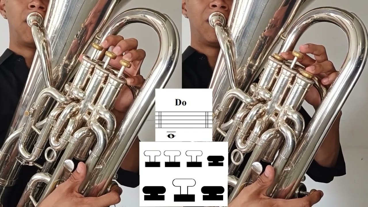 Digitación en la Tuba Bb