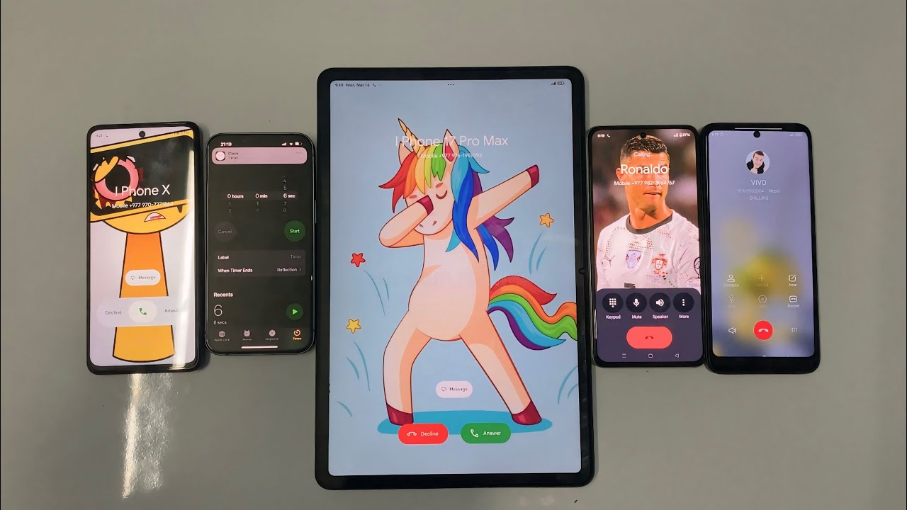 Guess Who Incoming calls TCL 30b Oppo A3XSamsung S21 Samsung ZFold4 Realme 60x Samsung Note10