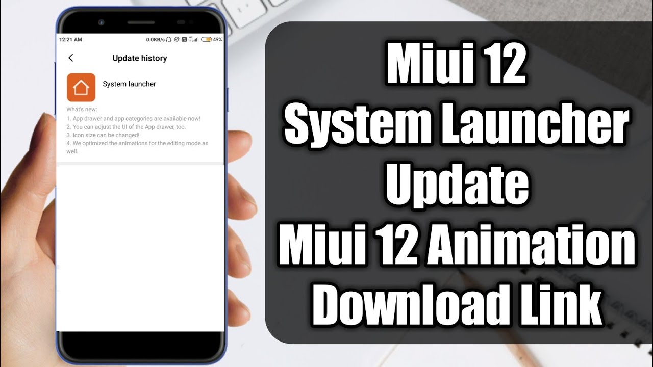 Miui 12 System Launcher Download Link | Miui 12 Launcher 3d Animation Update Link | Miui 12 Update