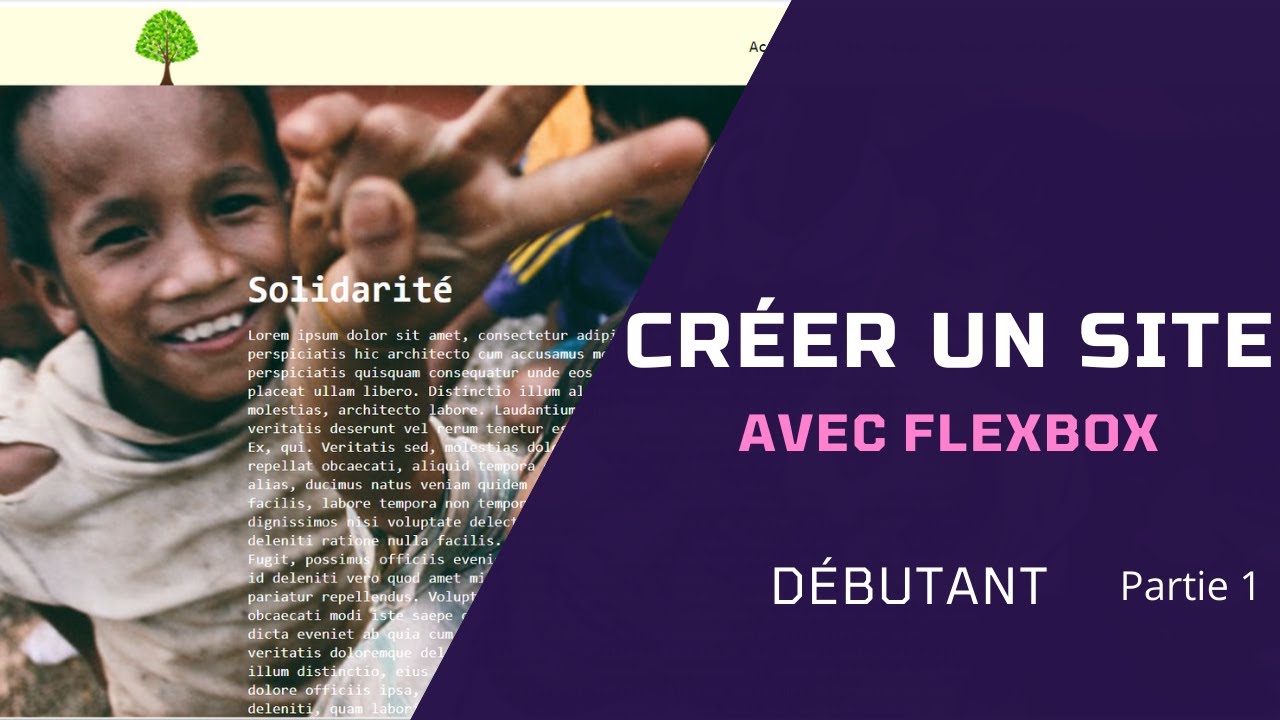 Faire un site avec flexbox