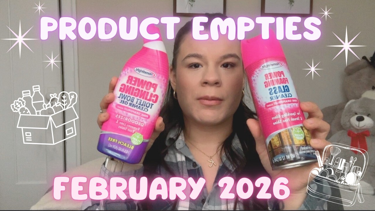*NEW* FEBRUARY PRODUCT EMPTIES