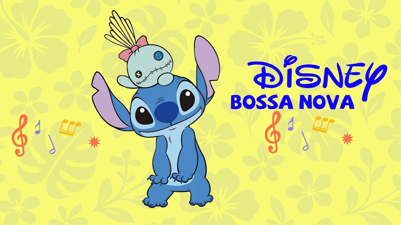 Disney Bossa Nova ☕ Relaxing Cafe & Guitar Collection for Studying/Working Vol1